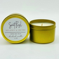 4 OZ Candle | 100% Soy Wax | Gold Tin