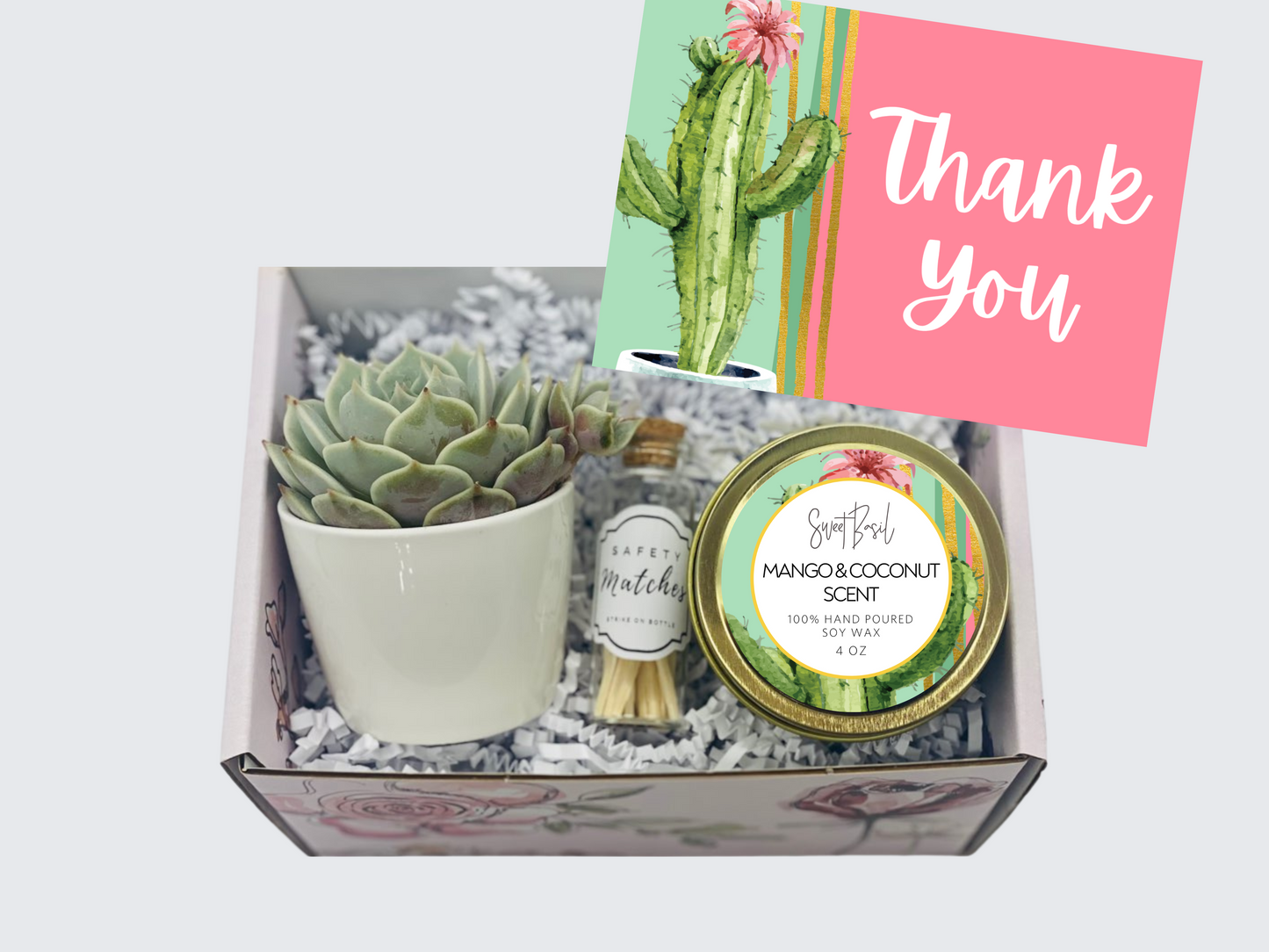 Cactus Floral Thank You