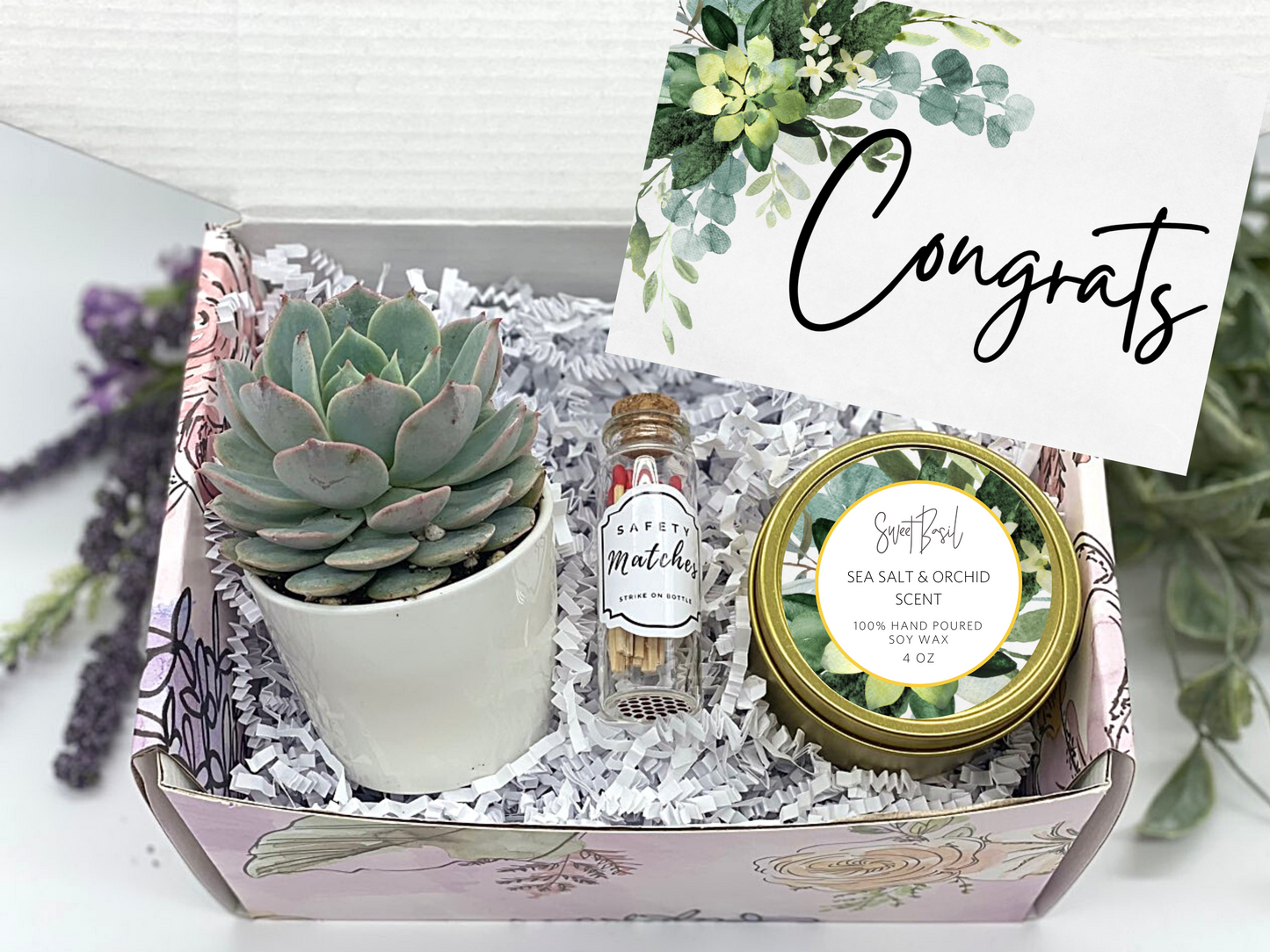 Foliage Congrats Gift Box