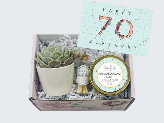 70th Birthday Gift Box