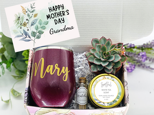 Grandma Mother's Day Personalized Wine Tumbler