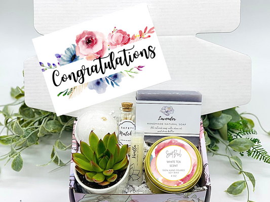Floral Congratulations Gift Box