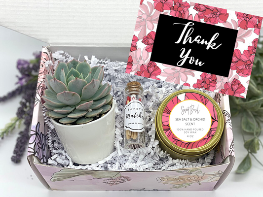 Summer Floral Thank You Gift Box