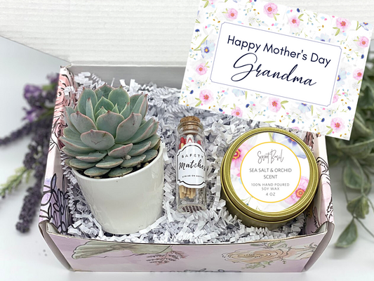Floral Mother's Day Gift Box for Grandma