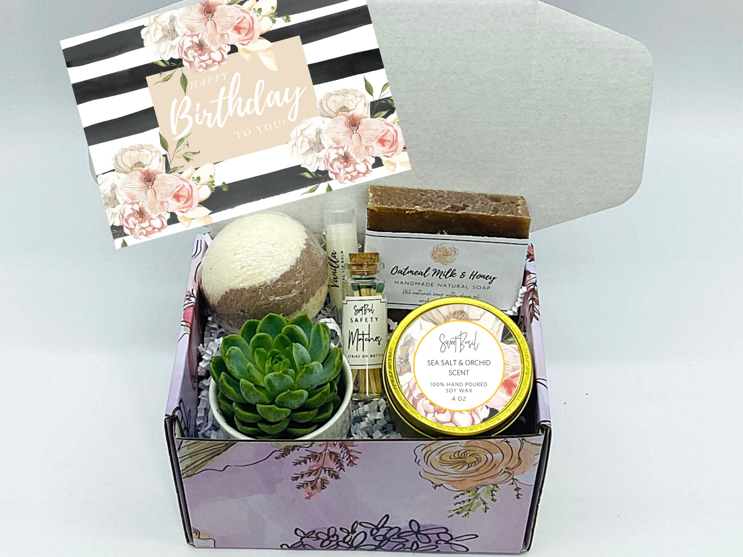 Succulent + Spa Box BIRTHDAY