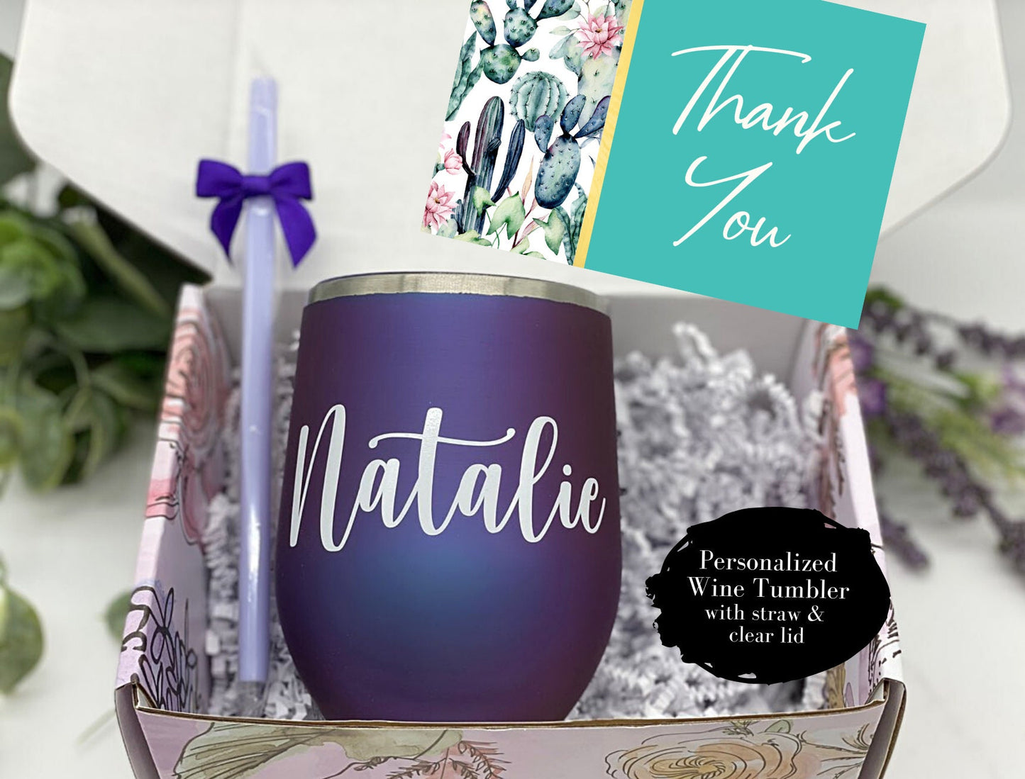 Wine Tumbler | Thank You Gift Box | Appreciation Gift | Thank You Gift Ideas | Thank You for Friend Gift | Friend Appreciation Gift